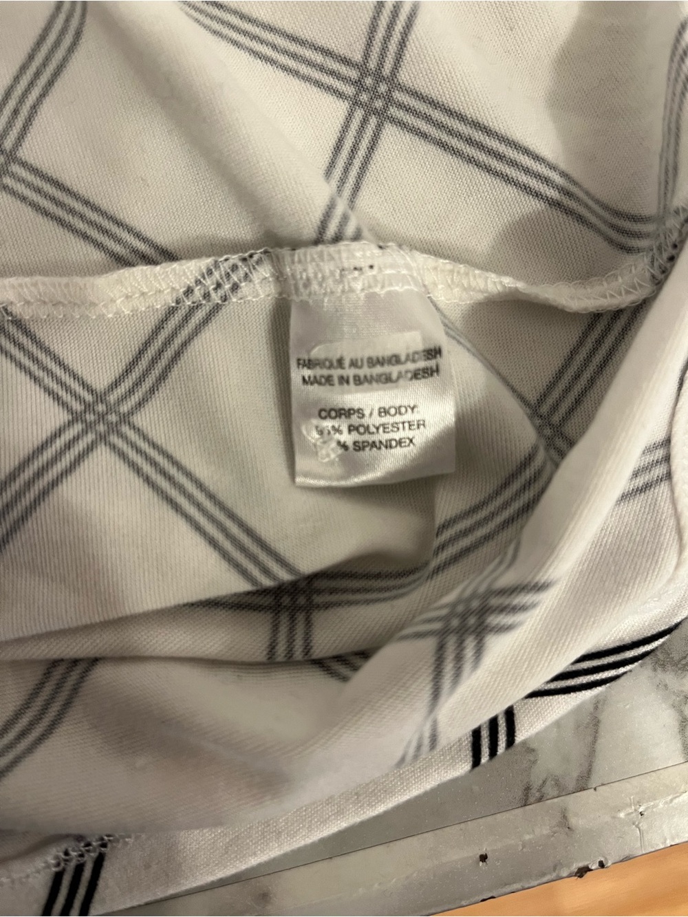 😍CLEARANCE 2 DYE 4 White Blouse with Black Windowpane Check 2X - Picture 7 of 9